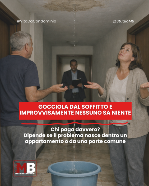 gocciola dal soffitto